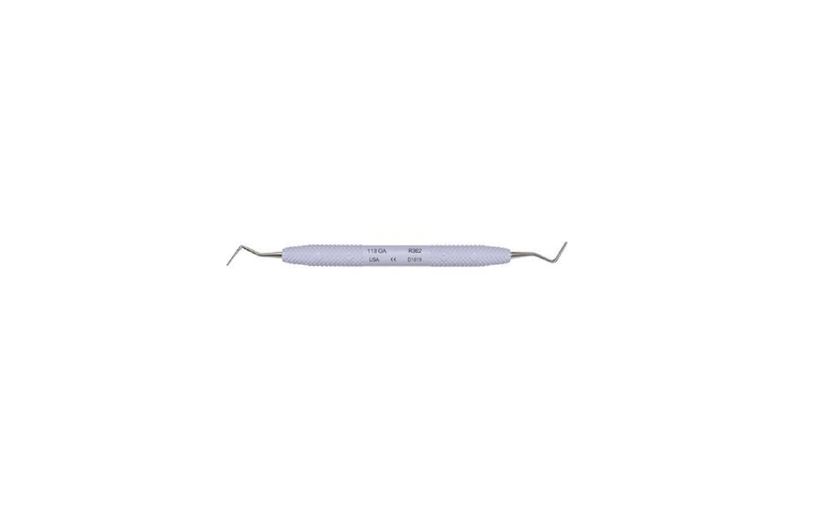 Cord Packer – # 113, Double End, Alabaster Gray - Off Angle