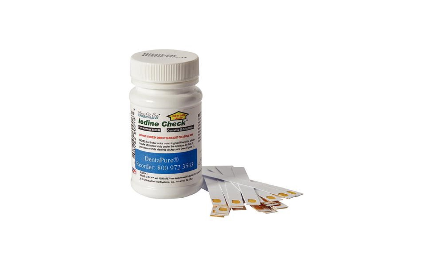 DentaPure™ Iodine Test Strip, 50/Pkg