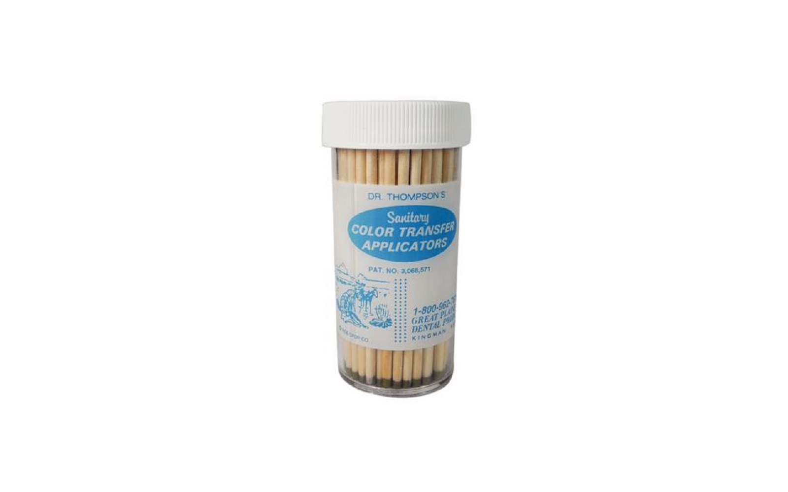 Dr. Thompson’s Color Transfer Applicators – 150/Pkg