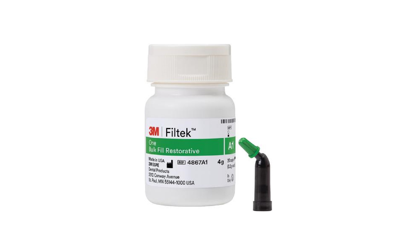 Filtek™ One Bulk Fill Posterior Composite Restorative Capsule Refill, 0.2 g - 3M