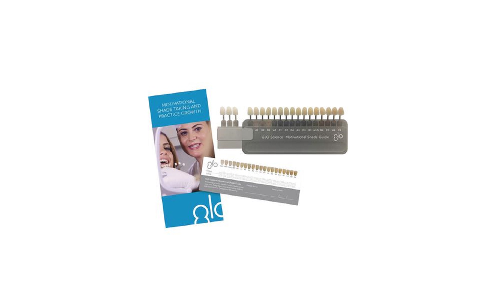 GLO™ Shade Guide with Motivational Shade Taking Kit