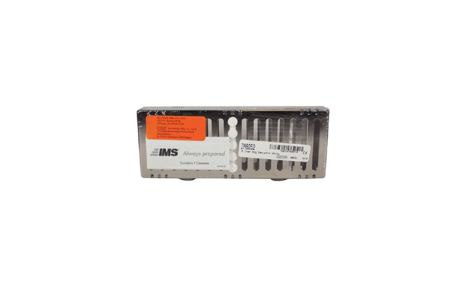 IMS® Signature Series® Exam Cassettes – 5 Instrument Capacity, 3" x 7.5" x 1.25" - White