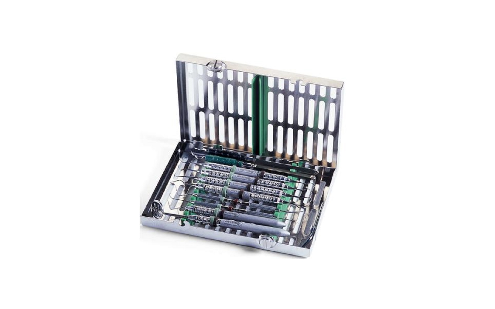 IMS® Signature Series® Small Cassettes – 10 Instrument Capacity, 5.5" x 8" x 1.25" - Green