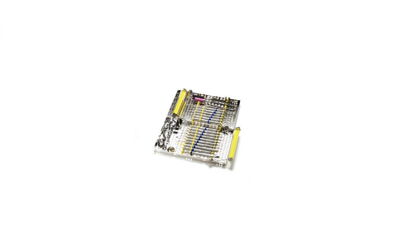 IMS™ Signature Series® Double-Decker® Cassettes – 20 Instrument Capacity, 6" x 9.7" x 1.5" - Yellow