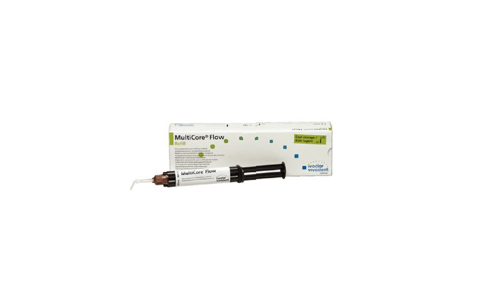 MultiCore® Flow Two Component Core Buildup Material, 10 g Syringe Refill - Ivoclar