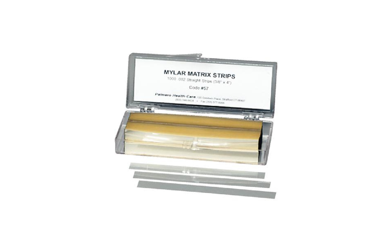 Mylar Matrix Strips – Straight, 0.375" x 4", 1000/Pkg