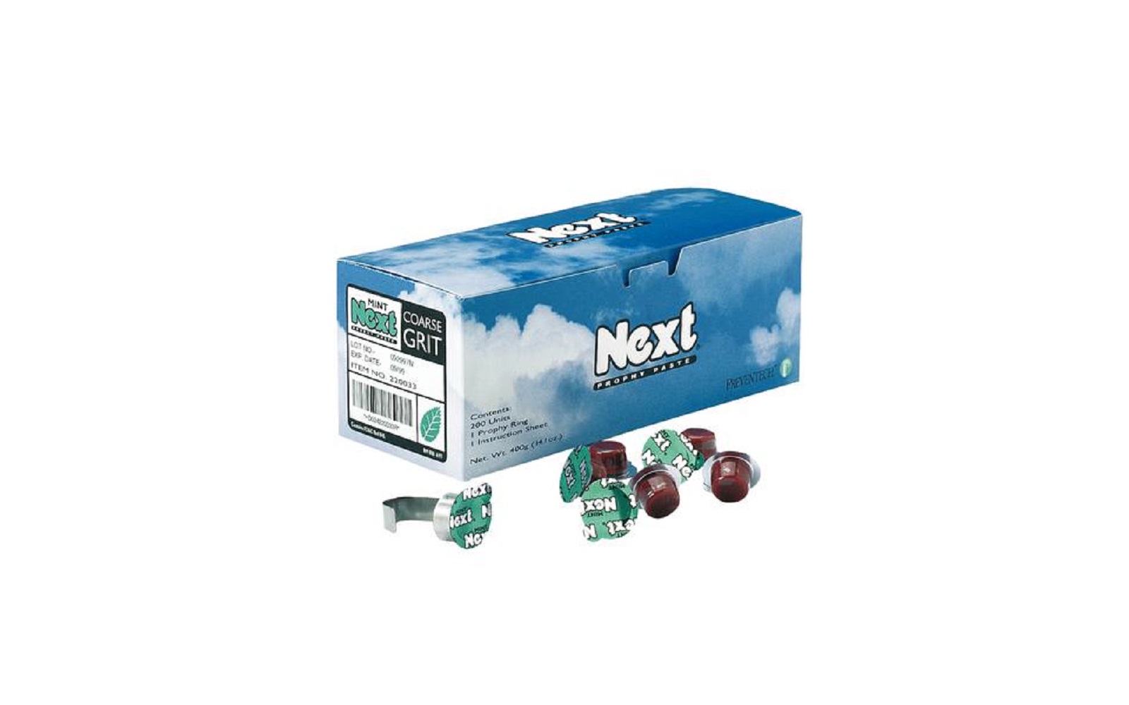 Next® Prophy Paste with Fluoride, 200/Pkg - Preventech/Preventive Technologies