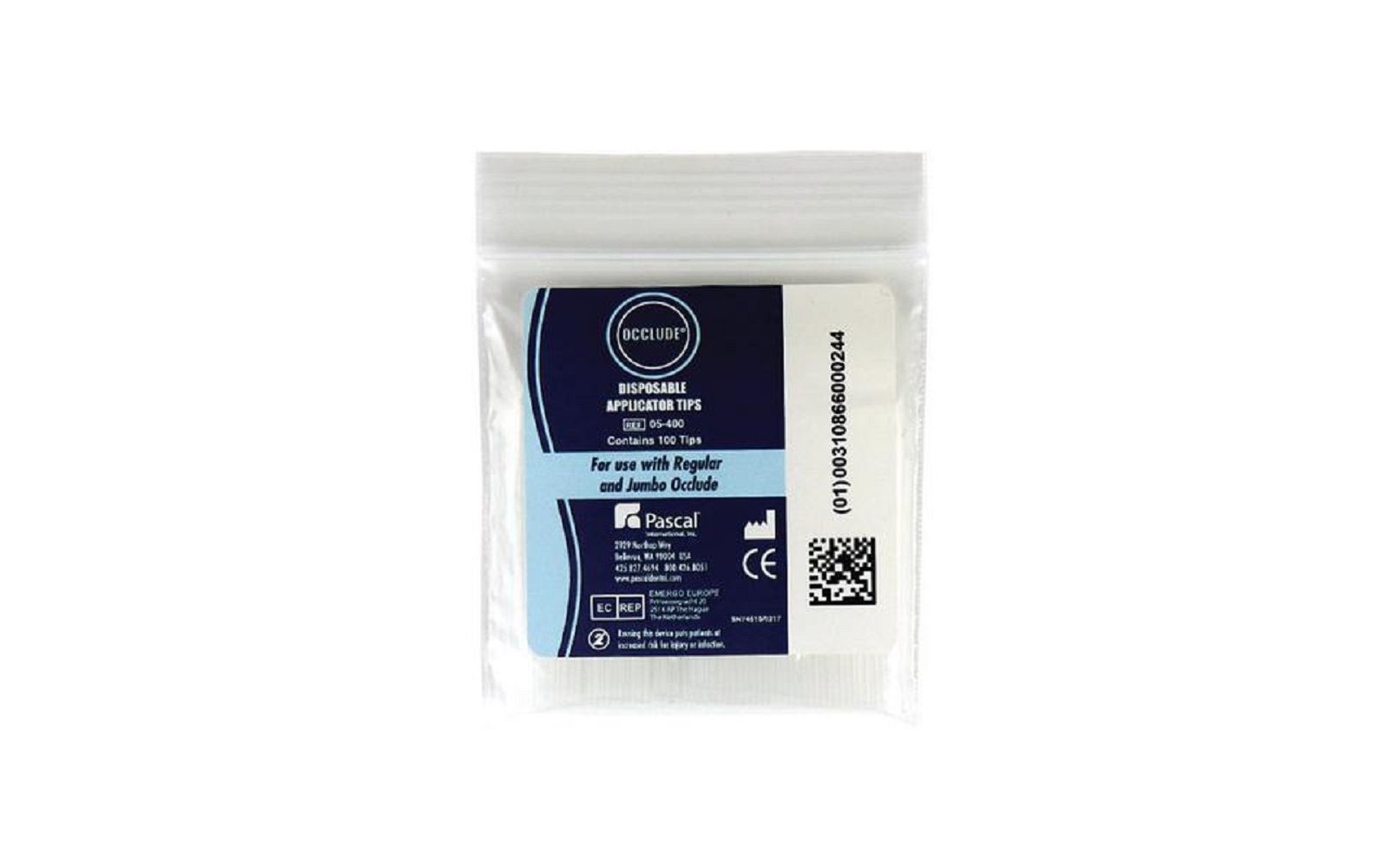 Occlude® Disposable Applicator Tips, 100/Pkg