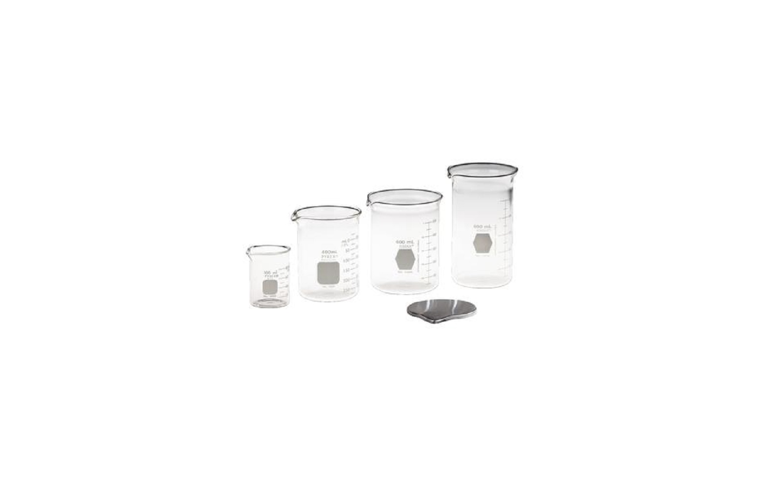 PC3 Ultrasonic Cleaner Complete Beaker Set, 100 ml with Top