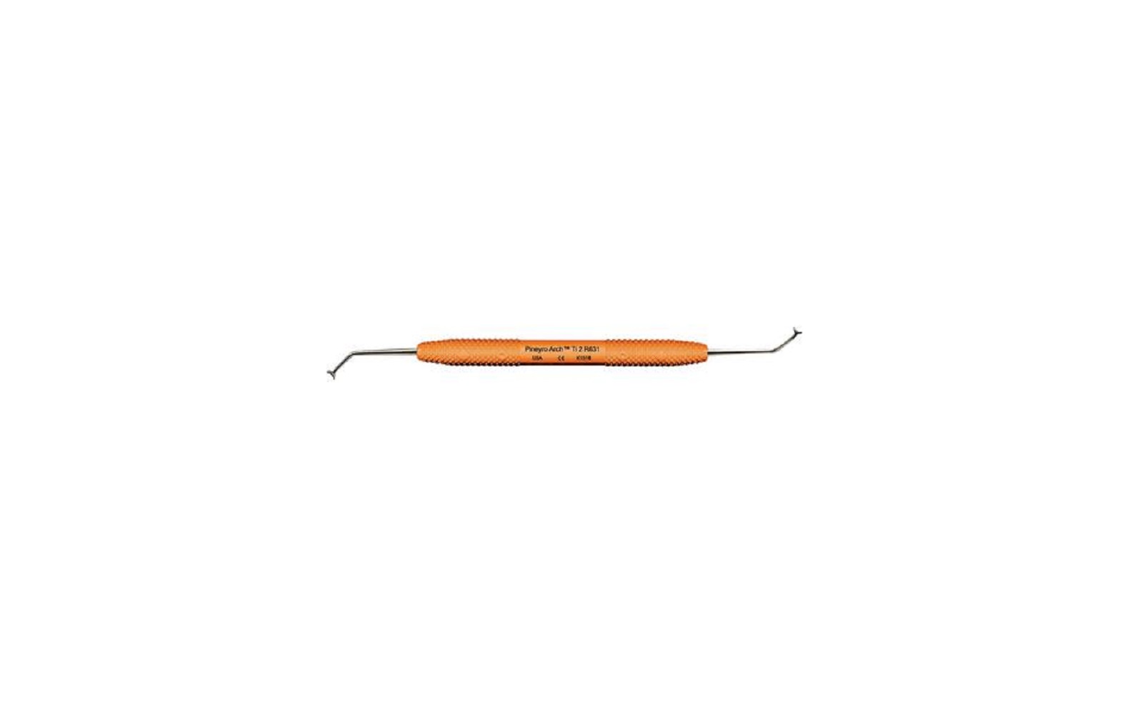 Pineyro Arch™ Ti Instrument – # 2, Posterior, Orange Resin Handle, Double End