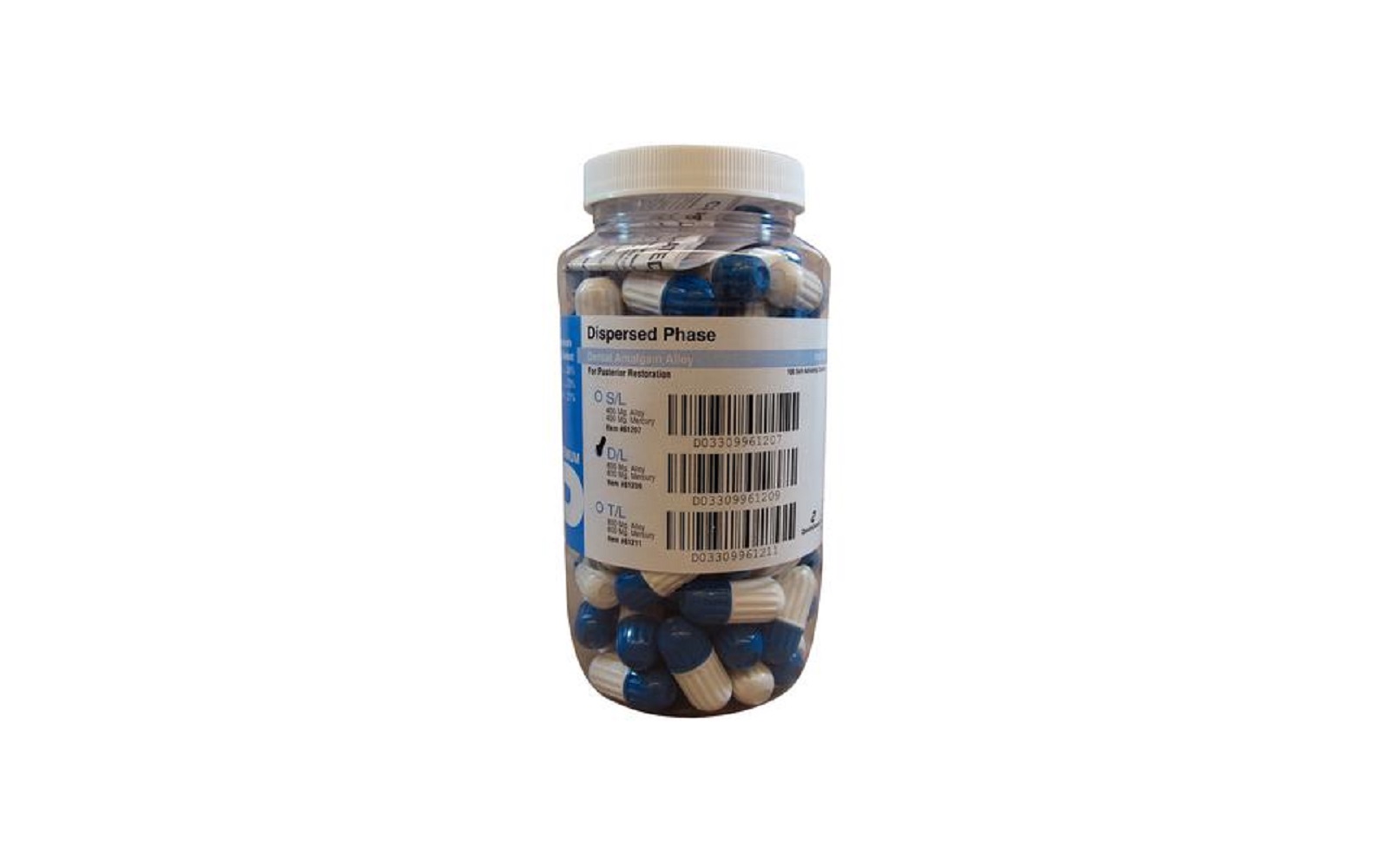 Premium Dispersed Phase Amalgam – Alloy, Fast Set, 2 Spill, 500/Pkg