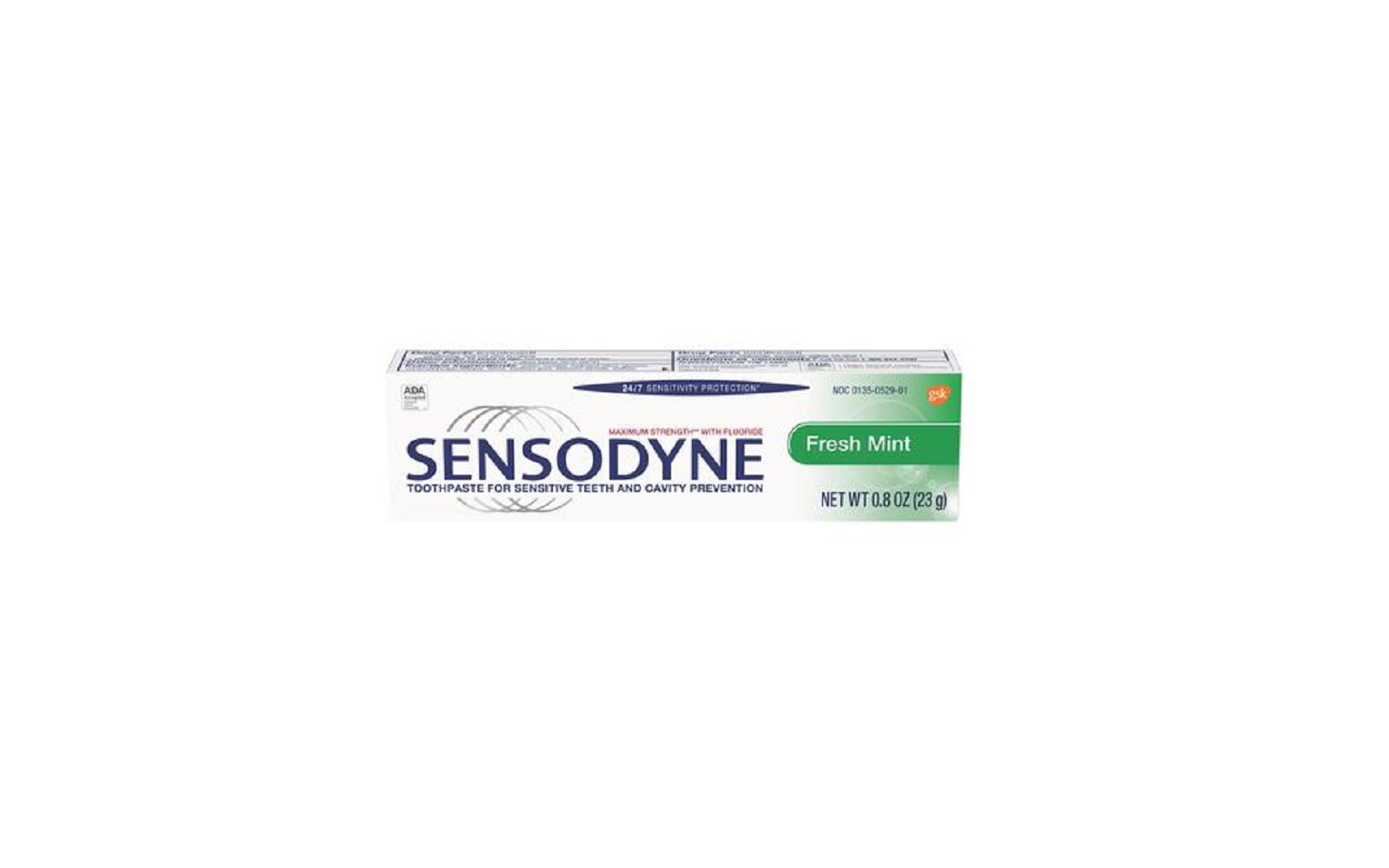 Sensodyne® Fresh Mint Toothpaste – 0.8 oz Tube, 36/Pkg