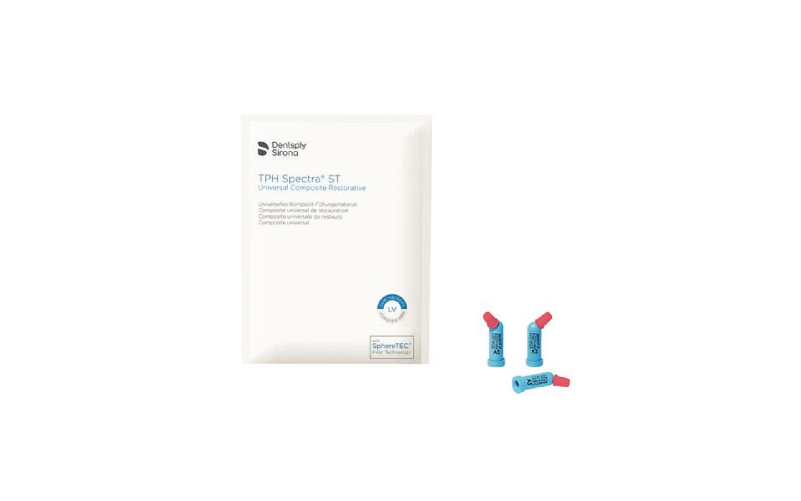 TPH Spectra® ST Universal Composite Restorative Compules® Tips, 0.25 g - DENTSPLY Caulk