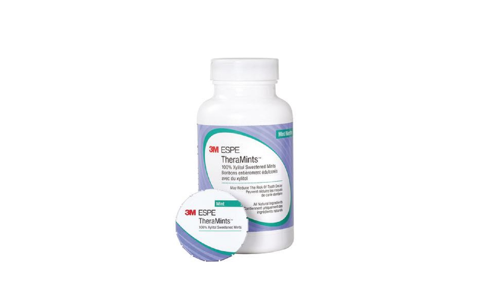TheraMints™ 100% Xylitol Sweetened Mints – Mint Flavor, 520/Pkg