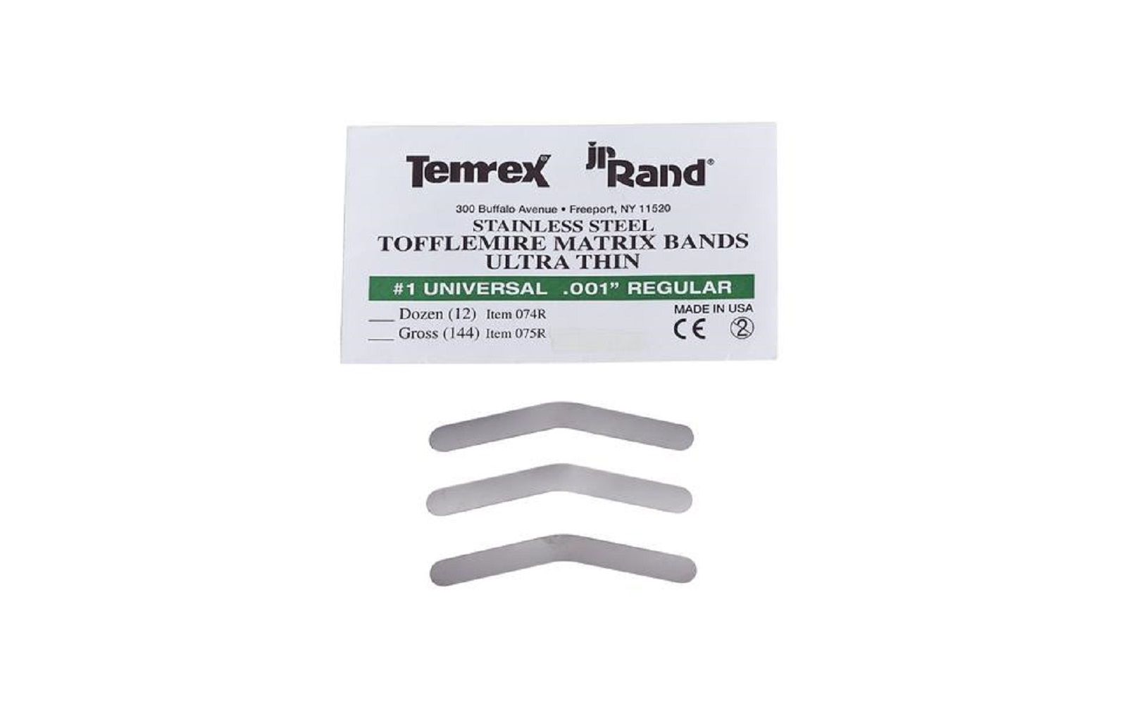 Ultra-Thin Matrix Bands - Temrex Corp