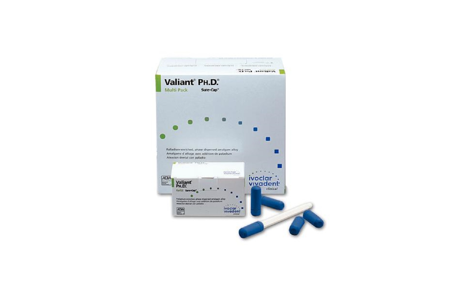 Valiant® Ph.D.® Sure Cap® Amalgam Alloy Capsules, Regular Set, Blue - Ivoclar