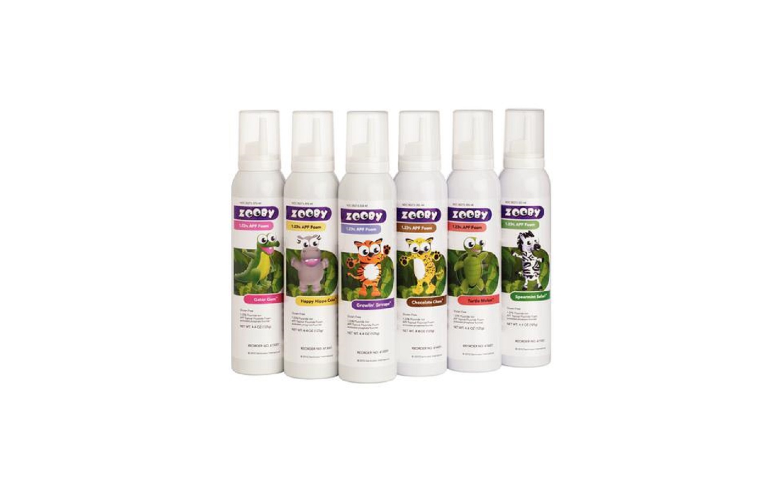 Zooby® 1.23% APF Topical Fluoride Foam, 4.4 oz Can - Young Dental Manufacturing
