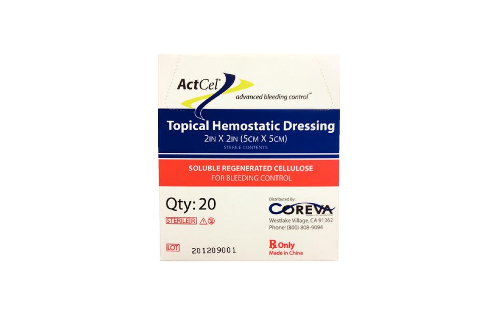 ActCel Hemostatic Gauze® - Coreva Health Sciences LLC