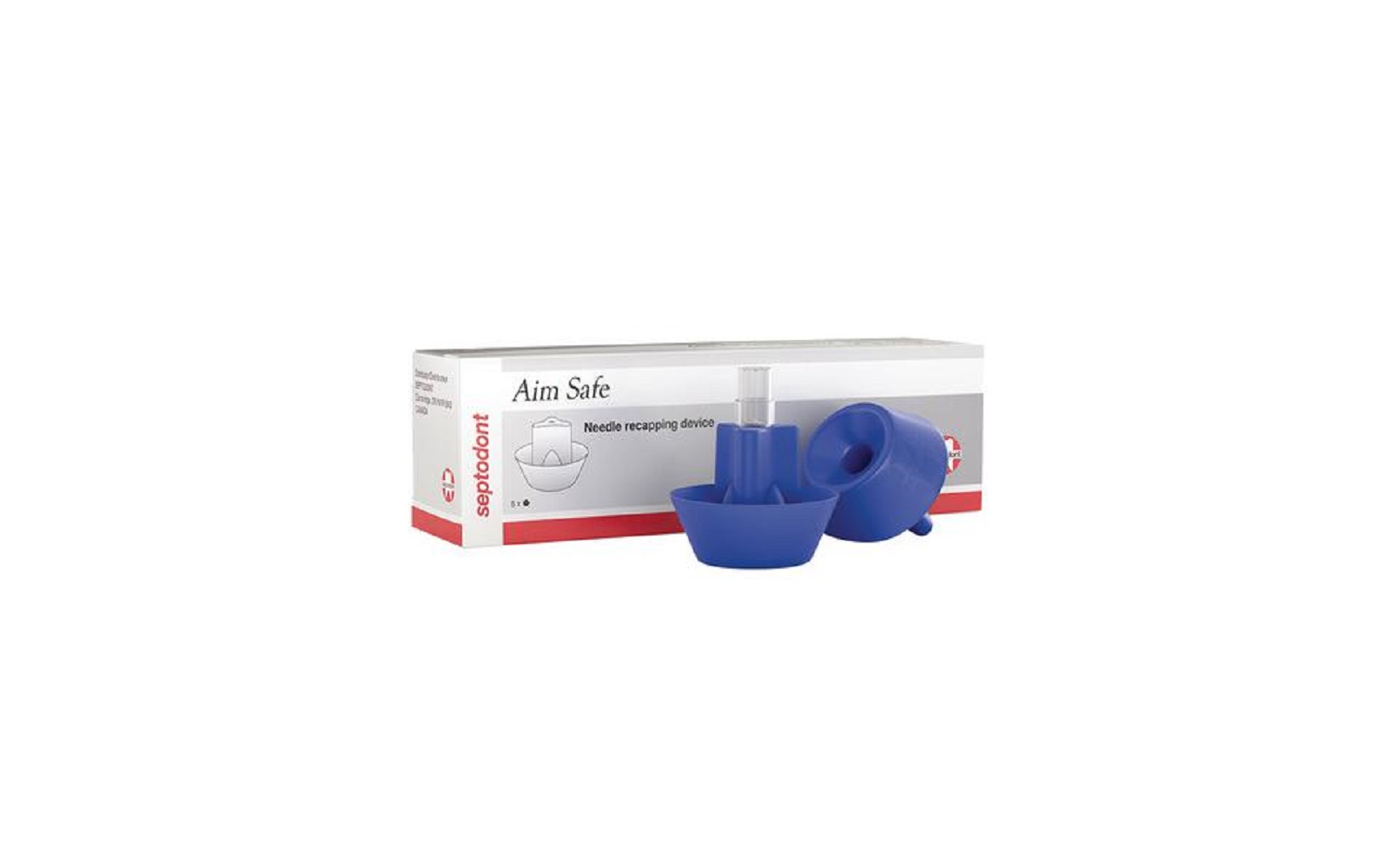 Aim Safe Needle Recapping Device, 5/Pkg
