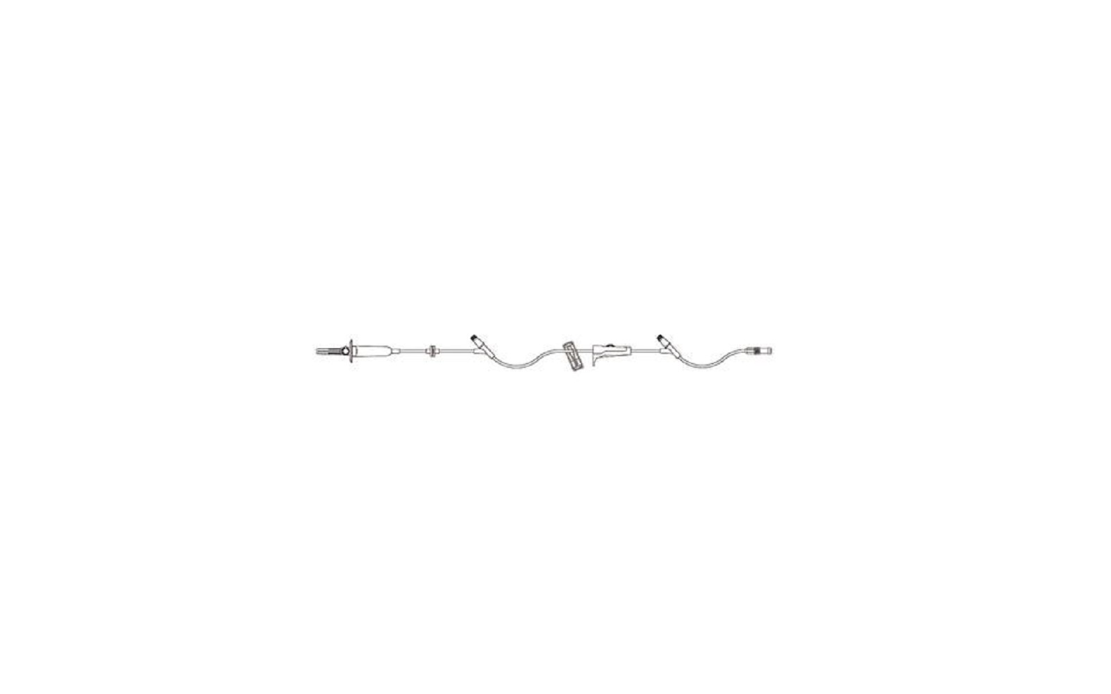 LifeShield™ Primary Piggyback IV Set with 2 Y-Sites 15 Drips Per Minute