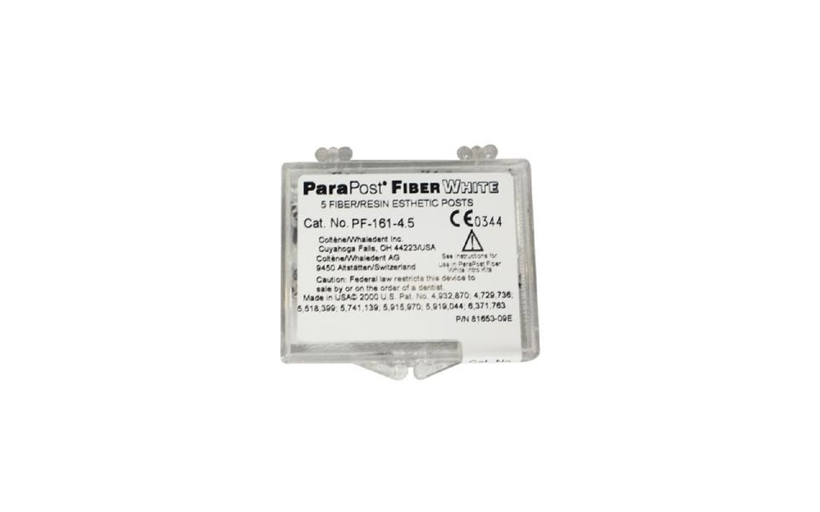 ParaPost® Fiber White Esthetic Posts System Refills, 5/Pkg - Coltene