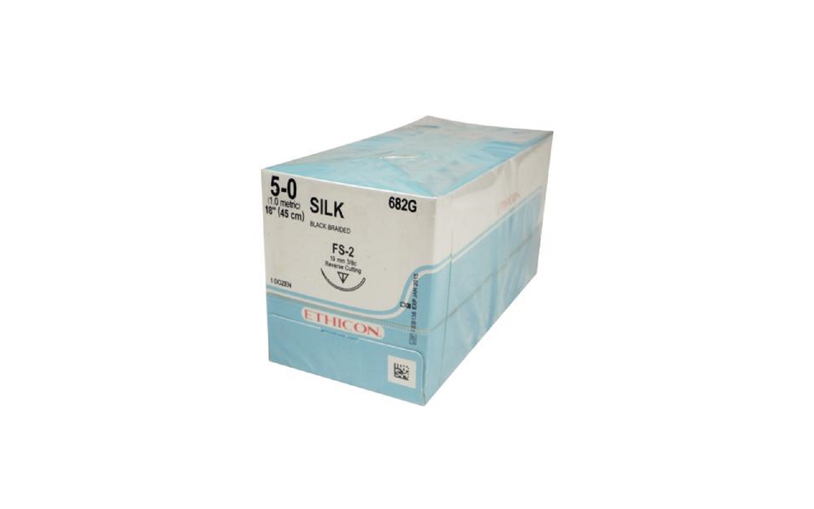 Perma Hand™ Silk Black Braided Sutures – Nonabsorbable, Reverse Cutting, 18" - Ethicon Inc