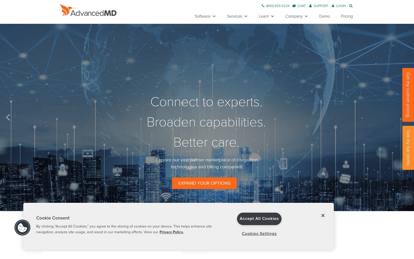 advancedmd.com screenshot