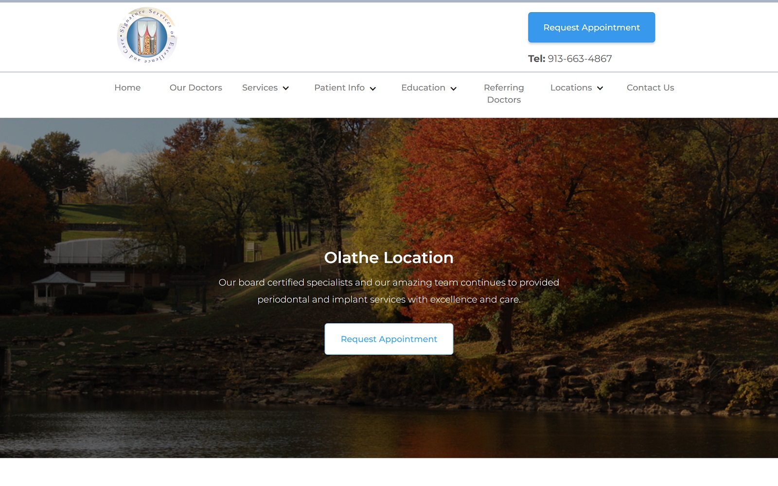 The Screenshot of Brent Wenzel DDS website screenshot