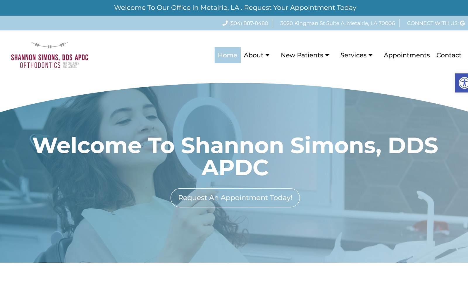 The Screenshot of Brown Family Orthodontics brownfamilyortho.com Website
