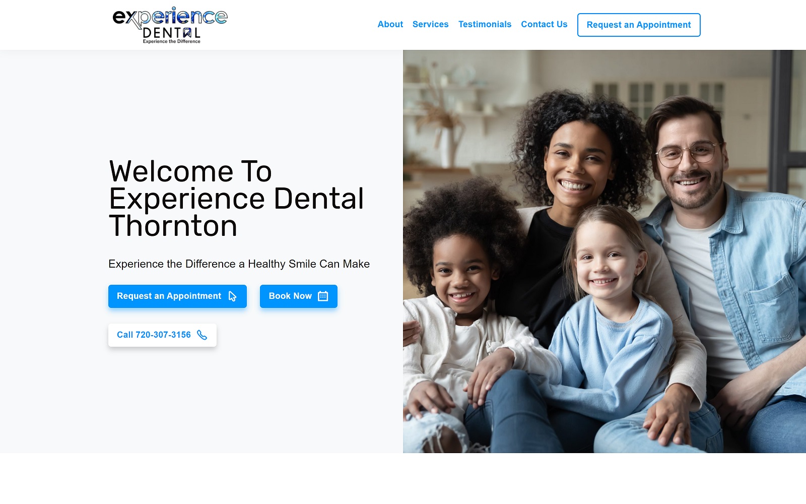 The Screenshot of Smile Colorado Family Dental smilecolodental.com Website