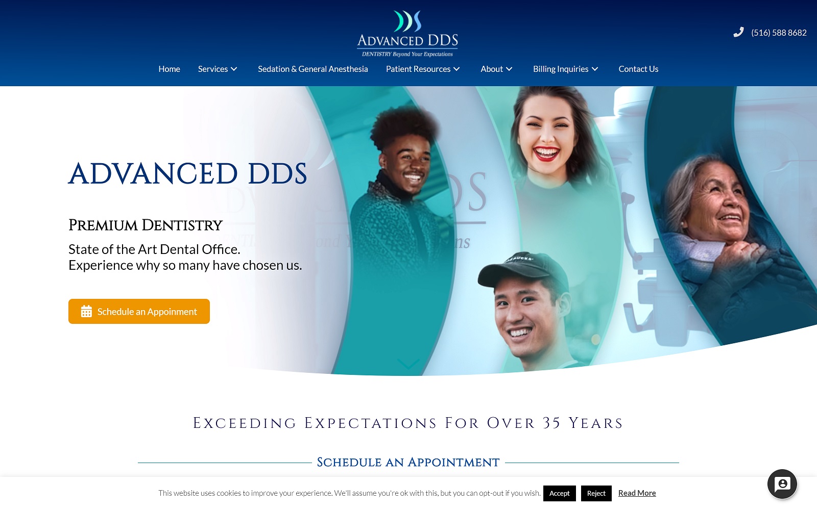 advanceddds.com screenshot