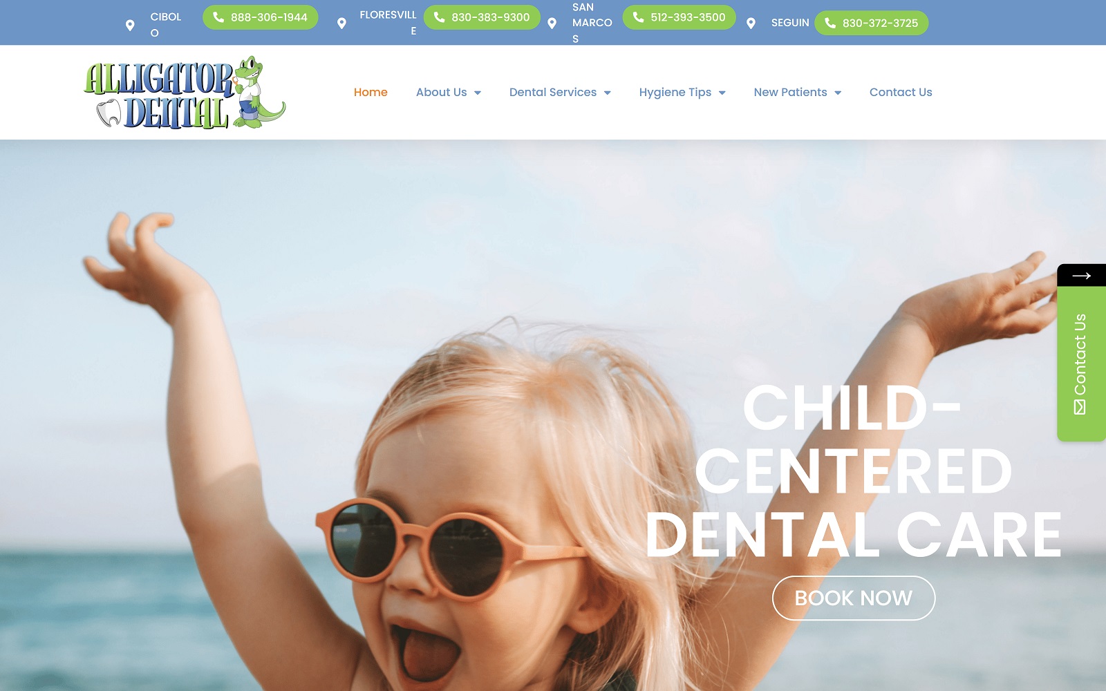 alligatordental.com screenshot
