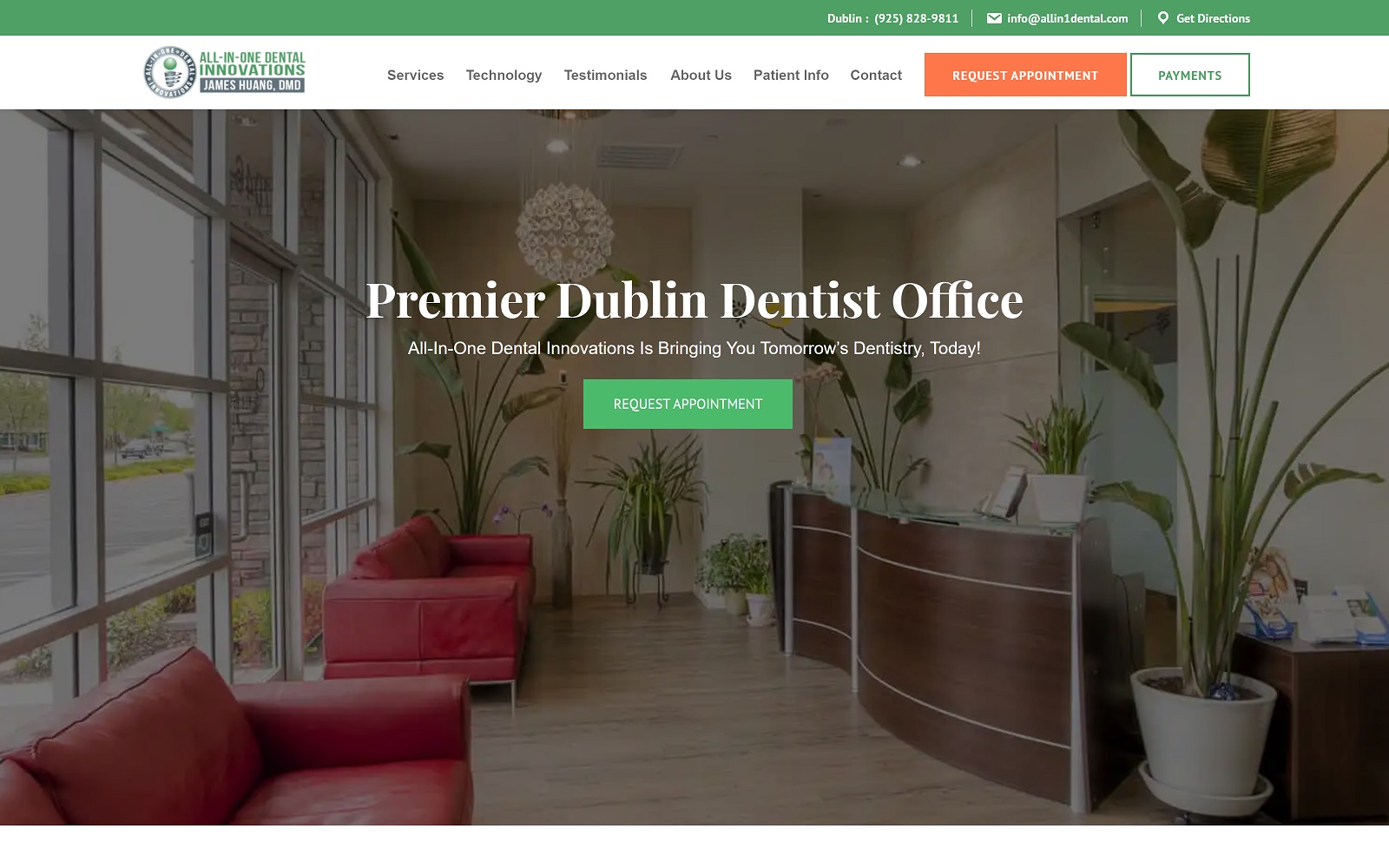 allin1dental.com screenshot