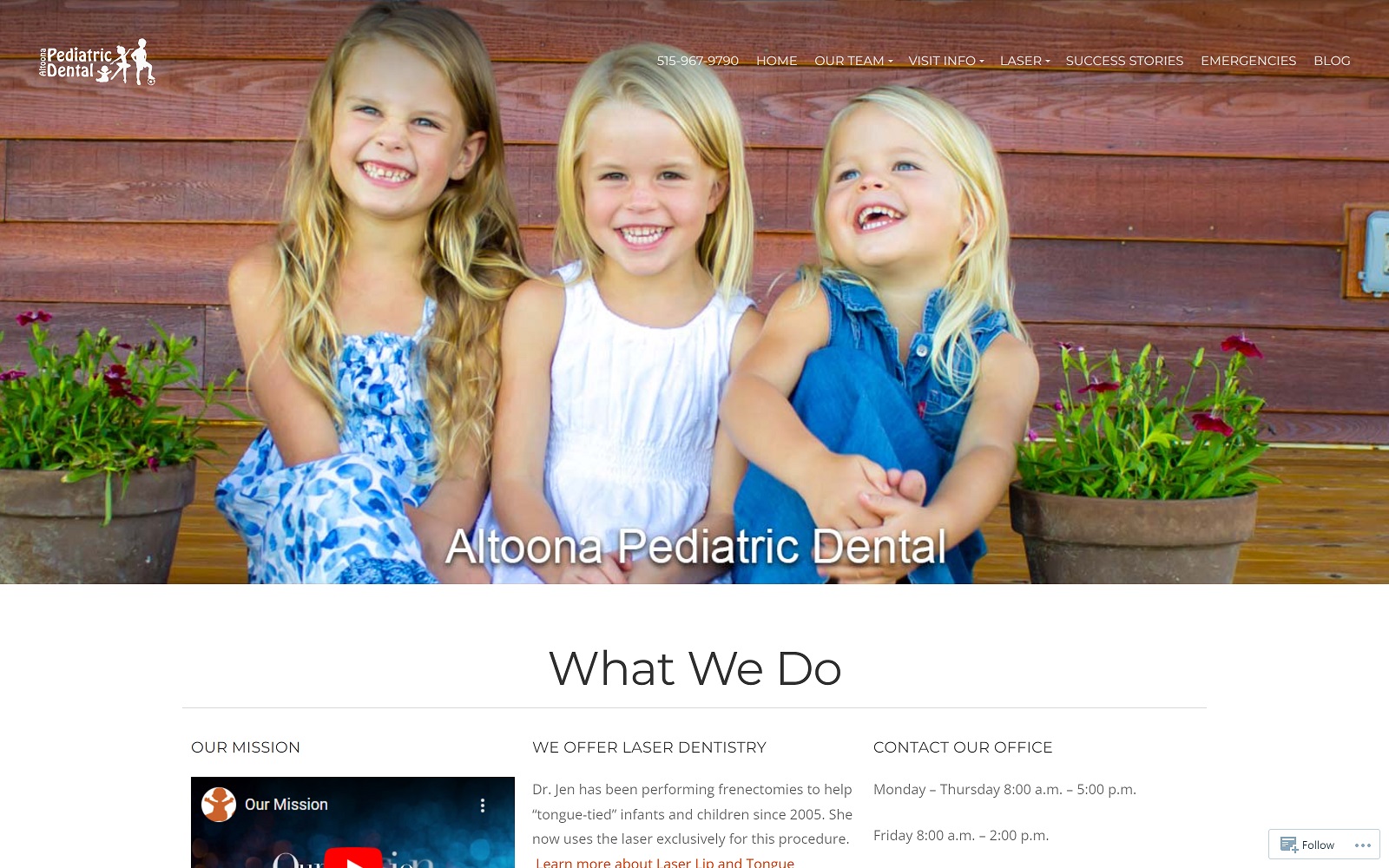 altoonapediatricdental.net screenshot