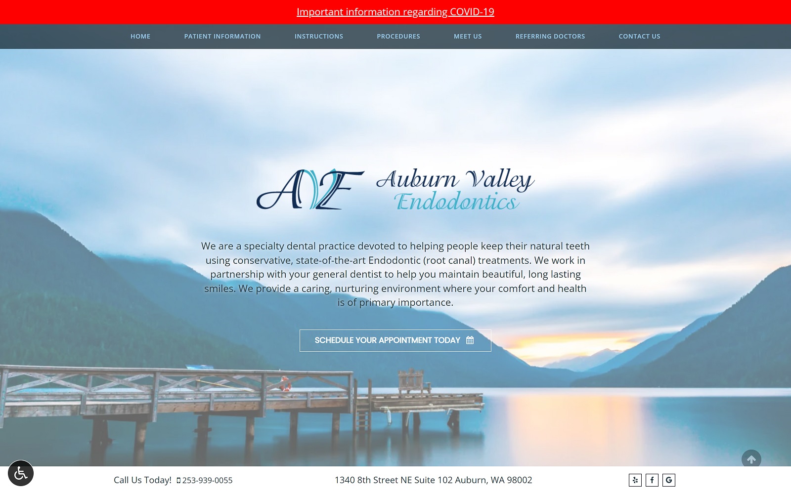 auburnvalleyendodontics.com screenshot