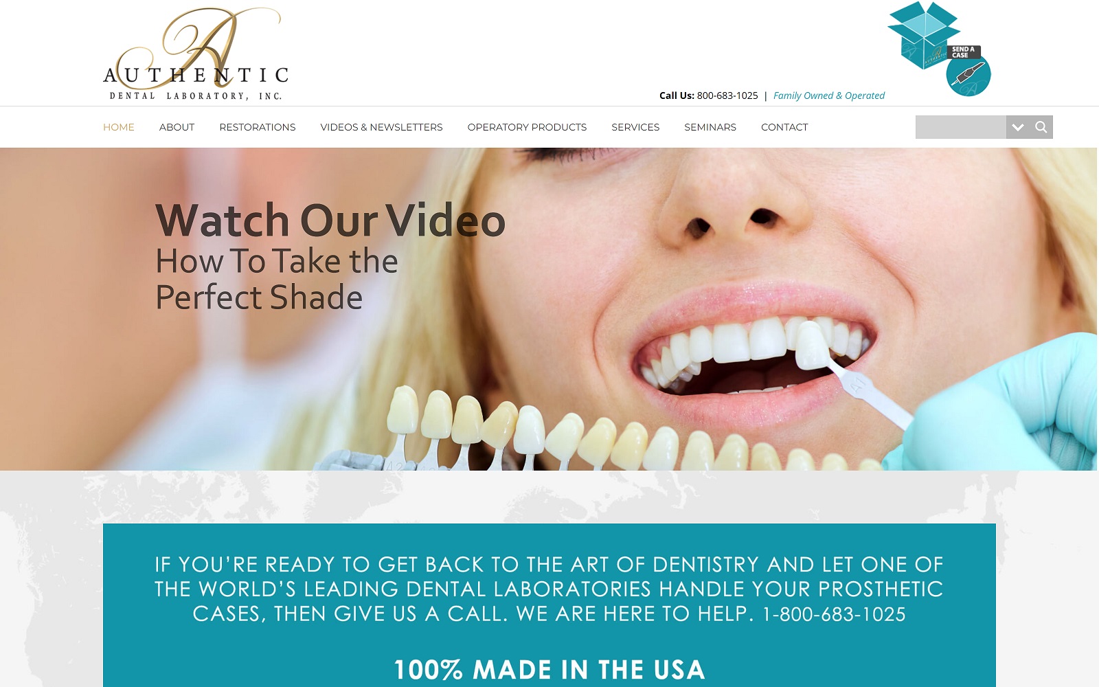 authenticlab.com screenshot