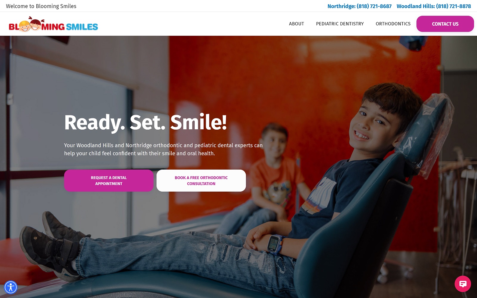 bloomingsmiles.com screenshot