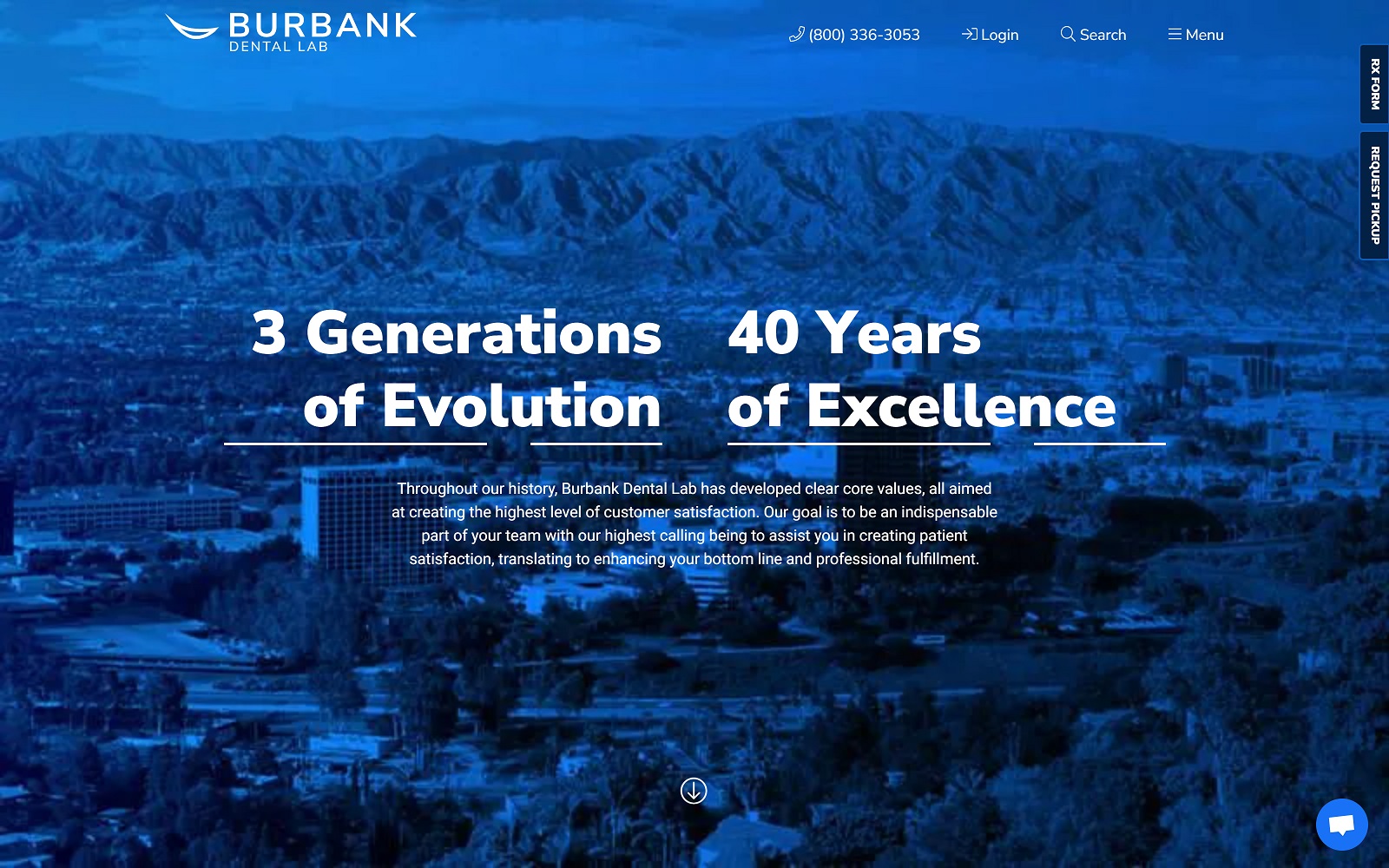 burbankdental.com screenshot