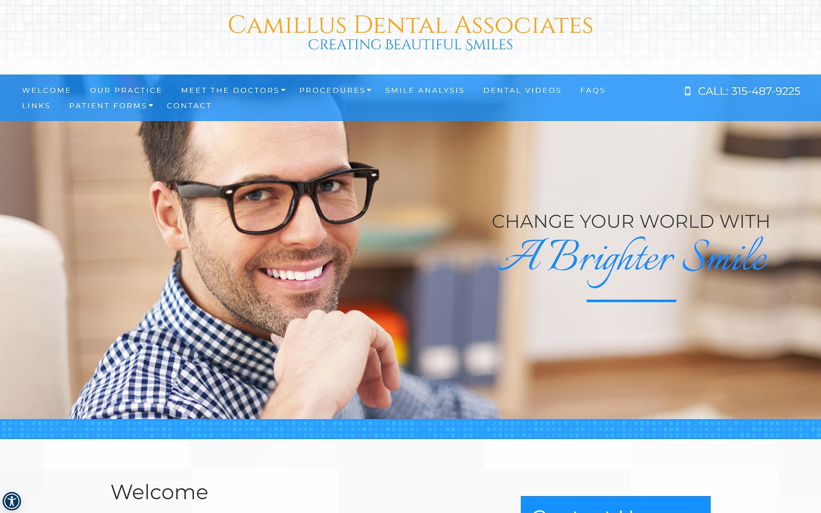 camillusdentalassociates.com screenshot