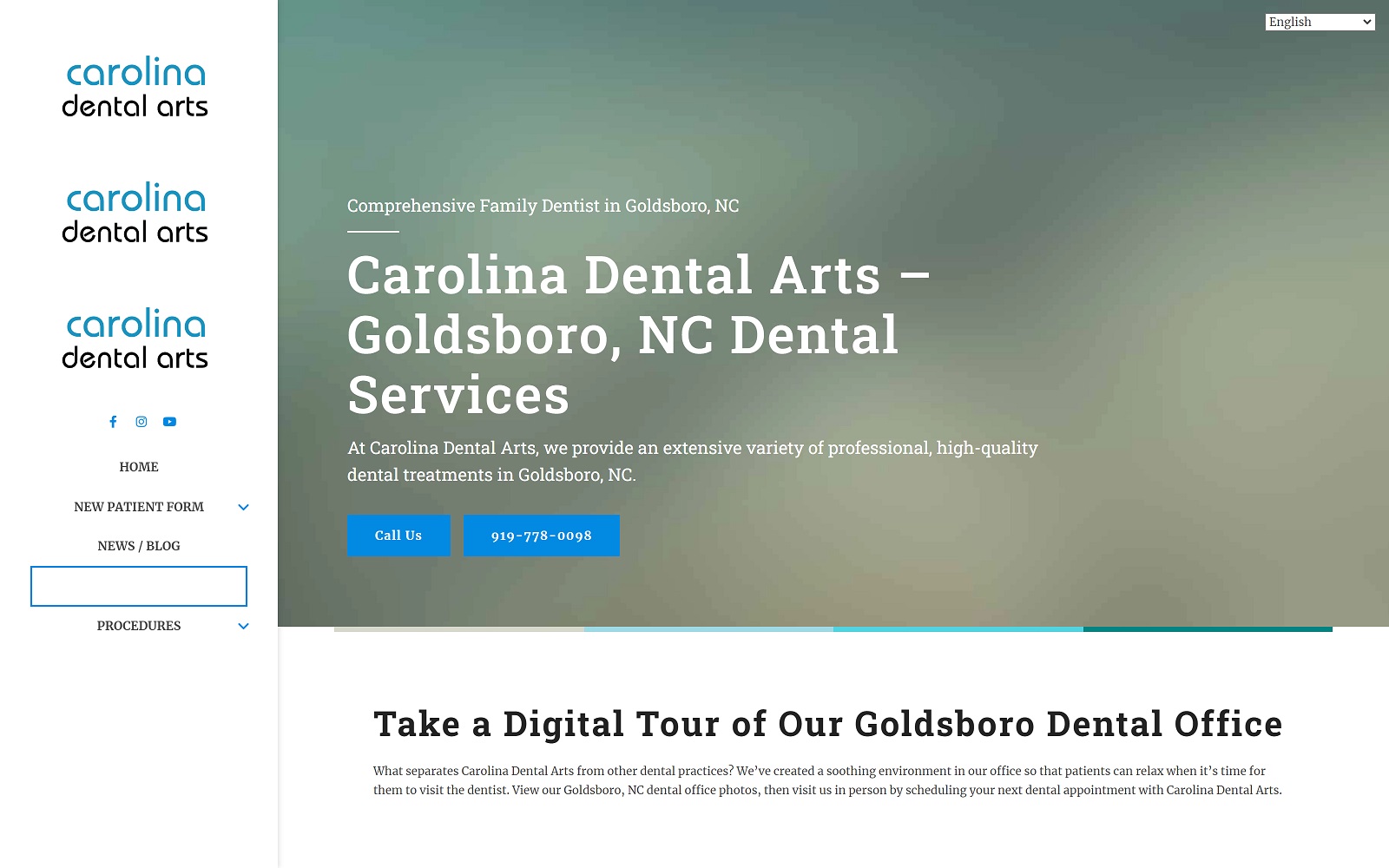 carolinadentalarts.com_find-a-dentist_goldsboro screenshot