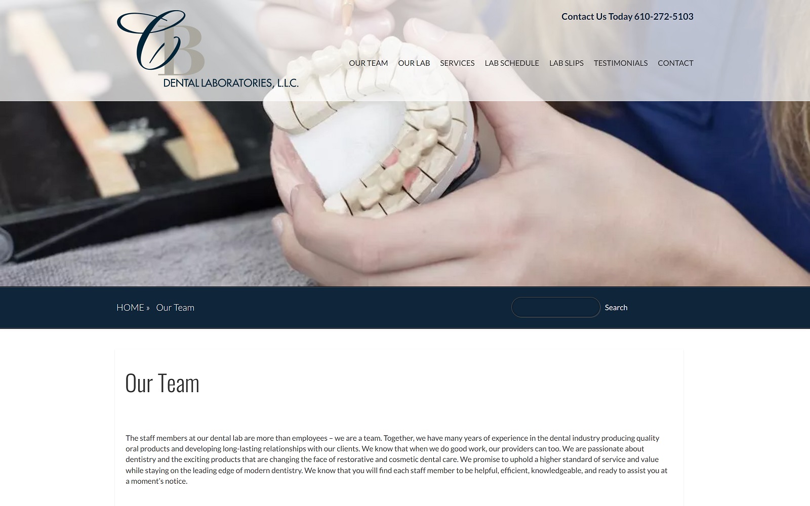 cblaboratories.com screenshot