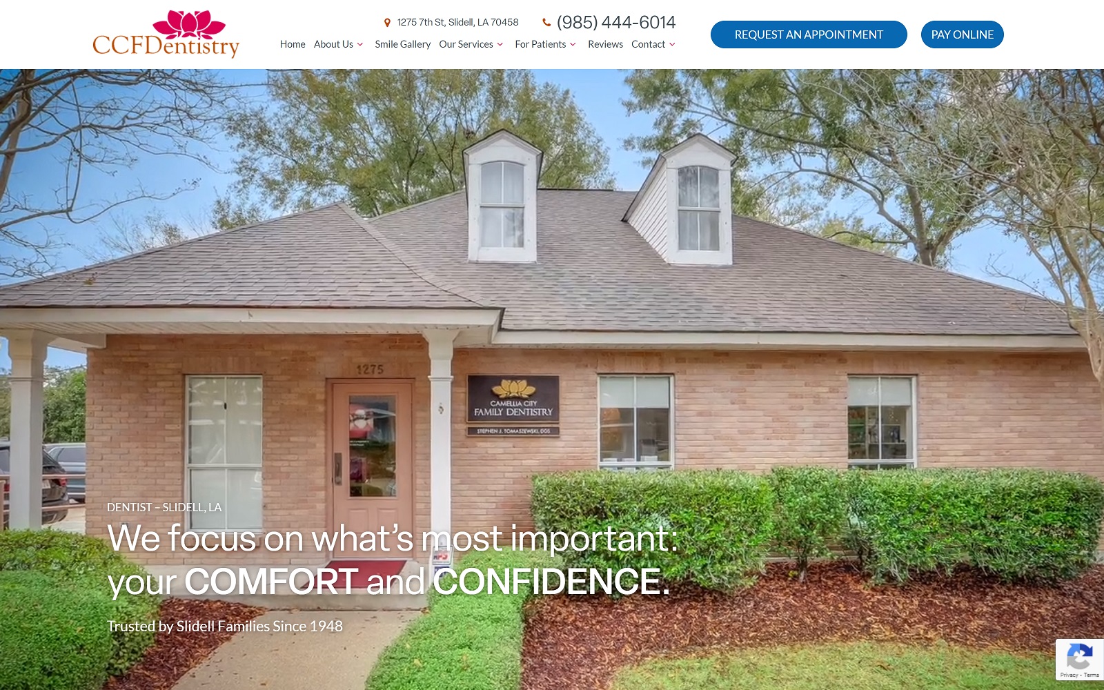 ccfdentistry.com screenshot