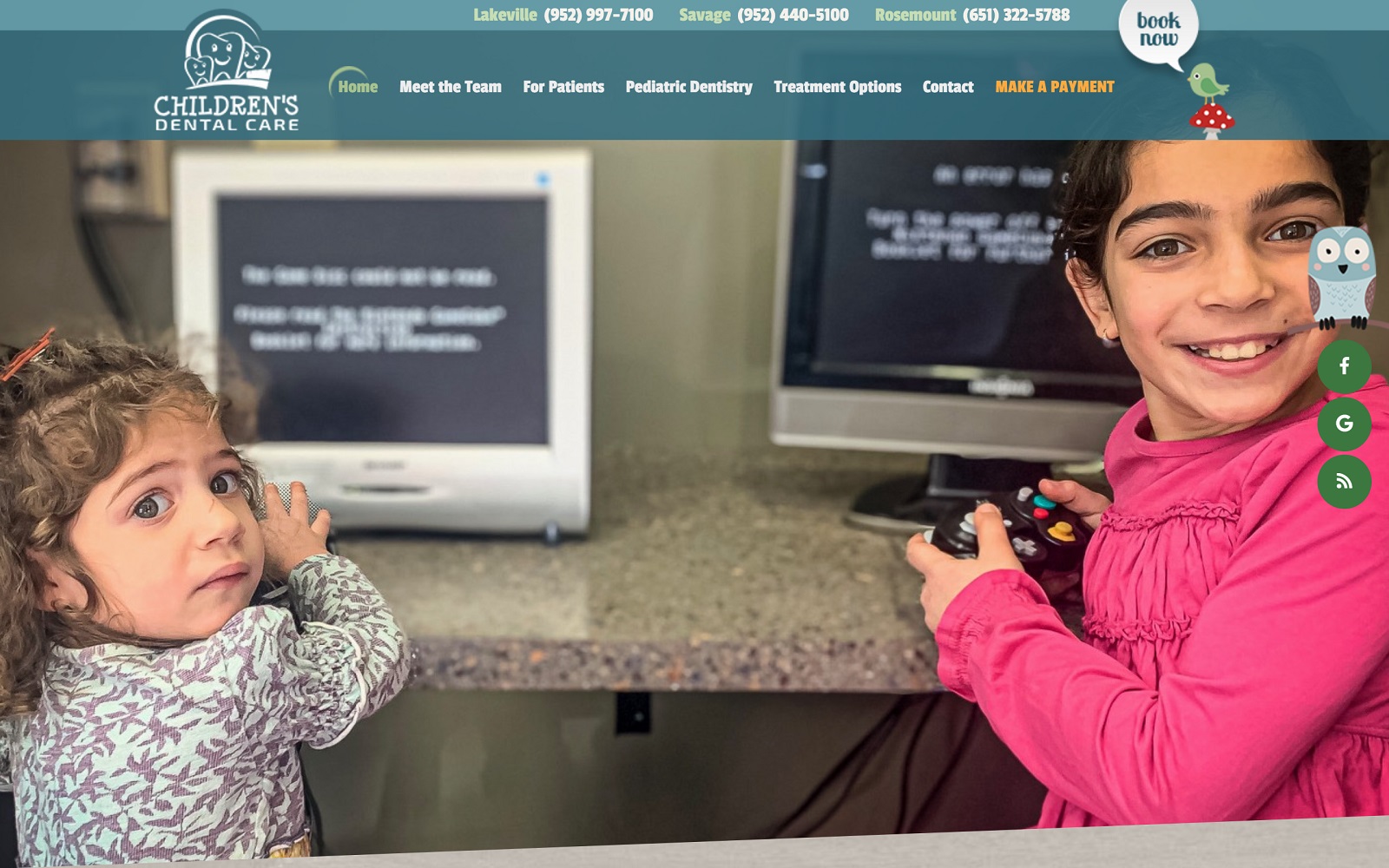 childrensdentalc.com screenshot