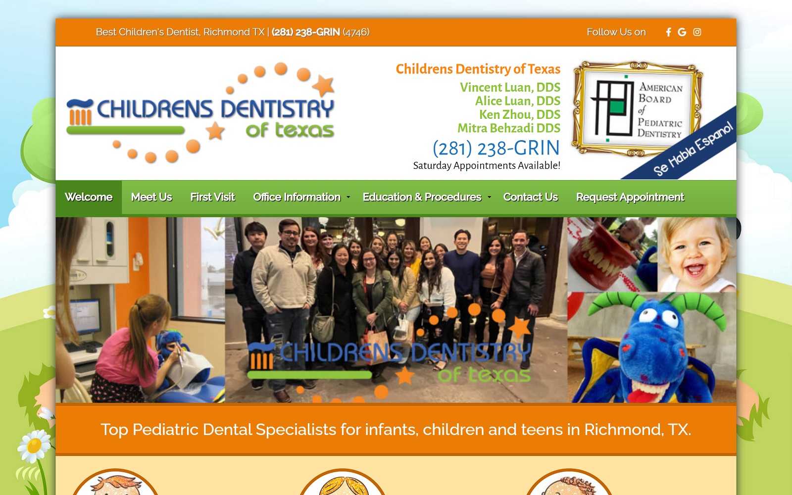 childrensdentistryoftexas.com screenshot
