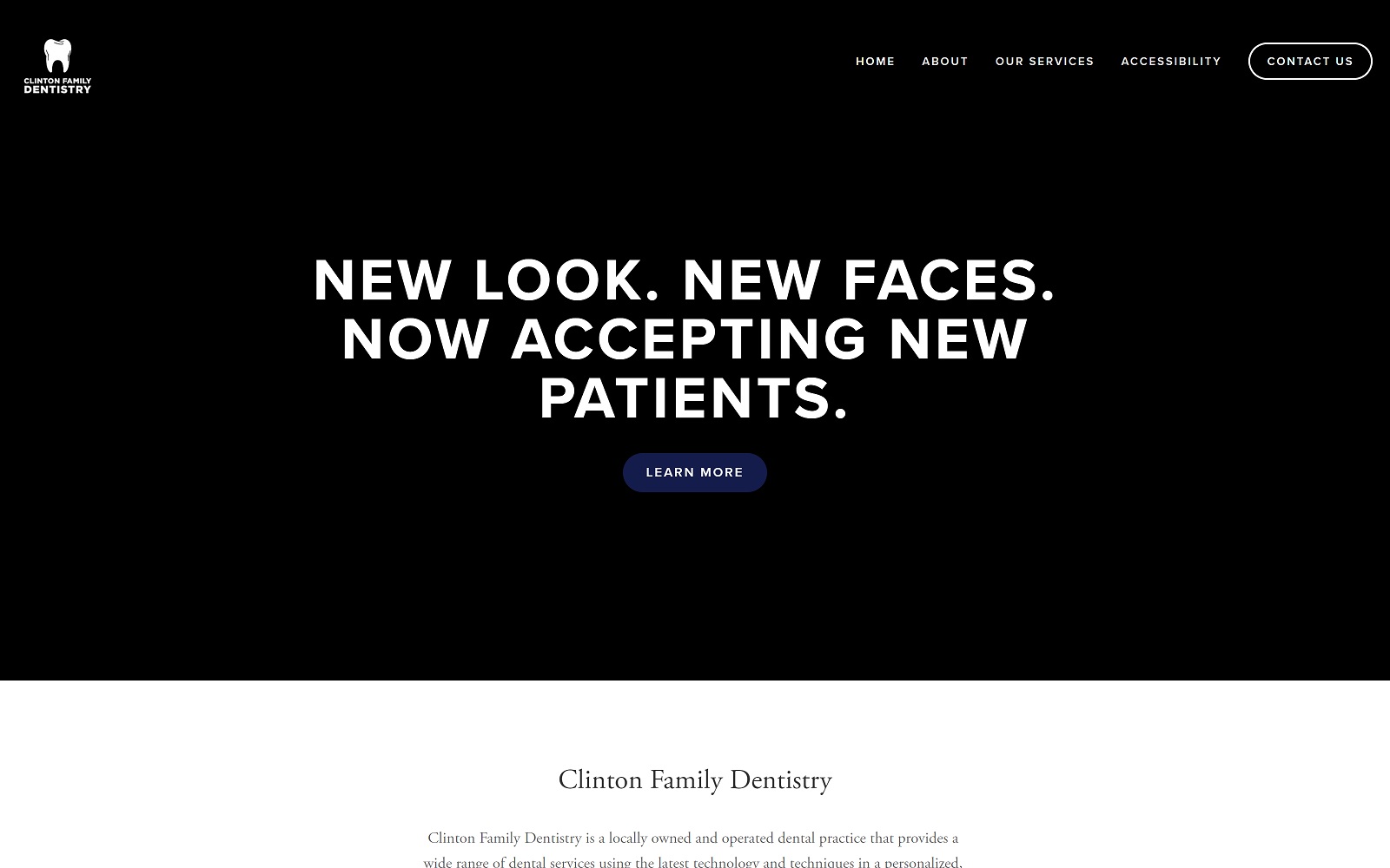clinton-family-dentistry.com screenshot