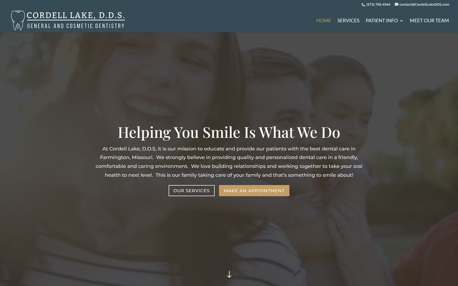 cordelllakedds.com screenshot
