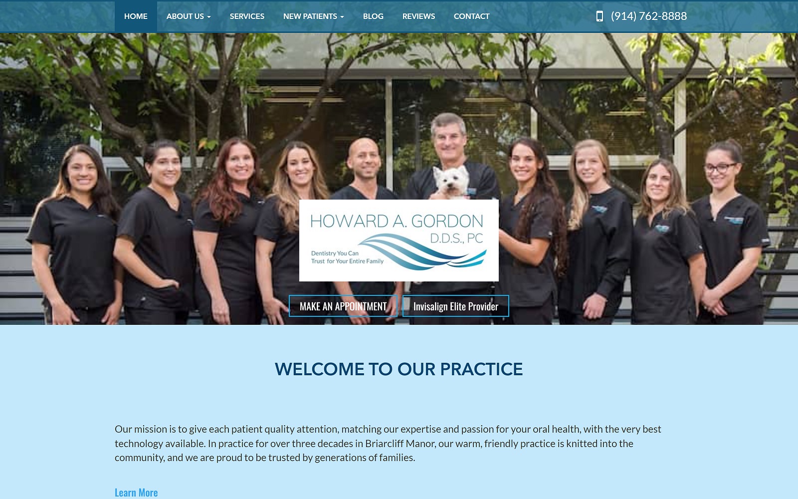 dentistgordon.com screenshot