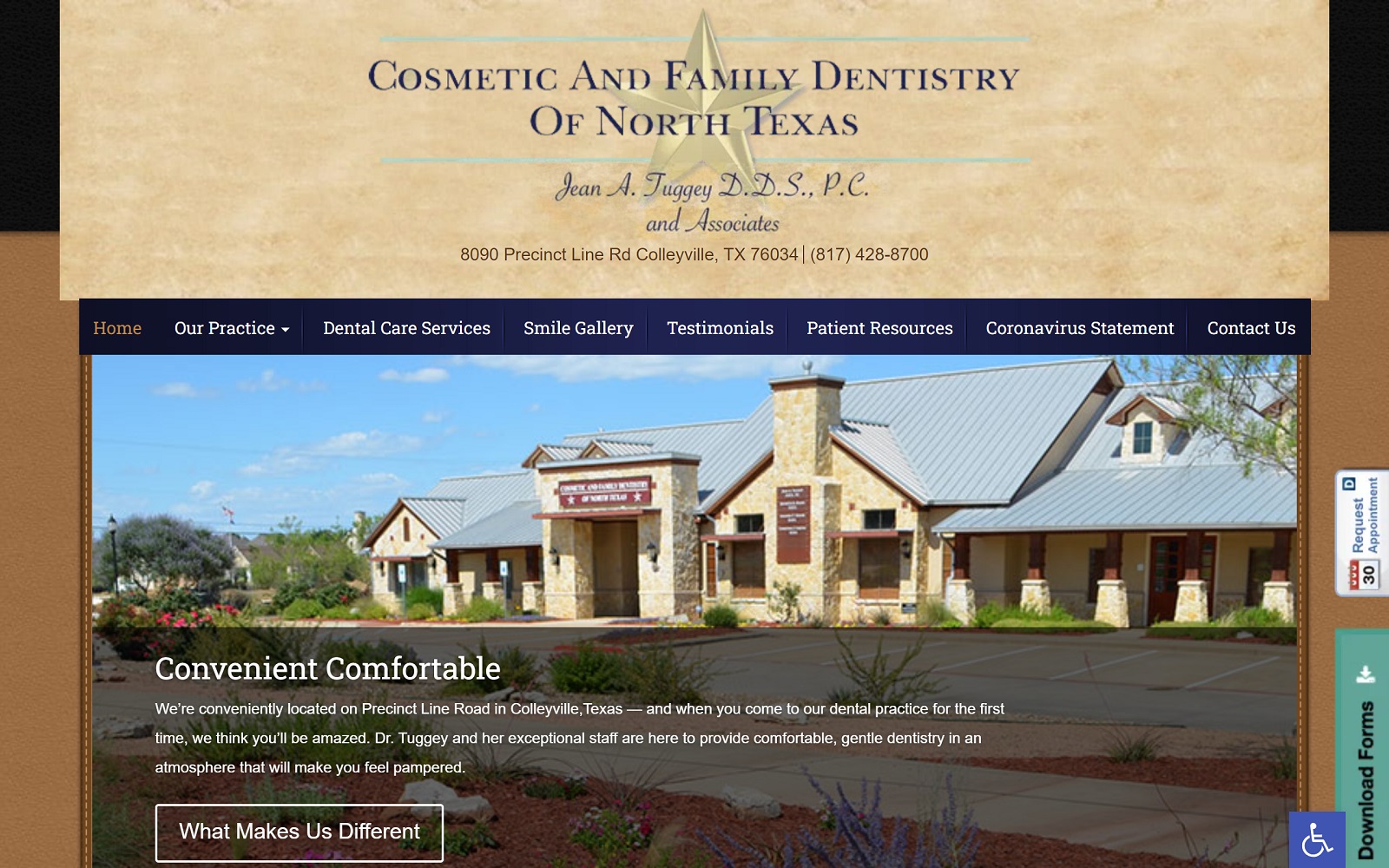 dentistincolleyville.com screenshot