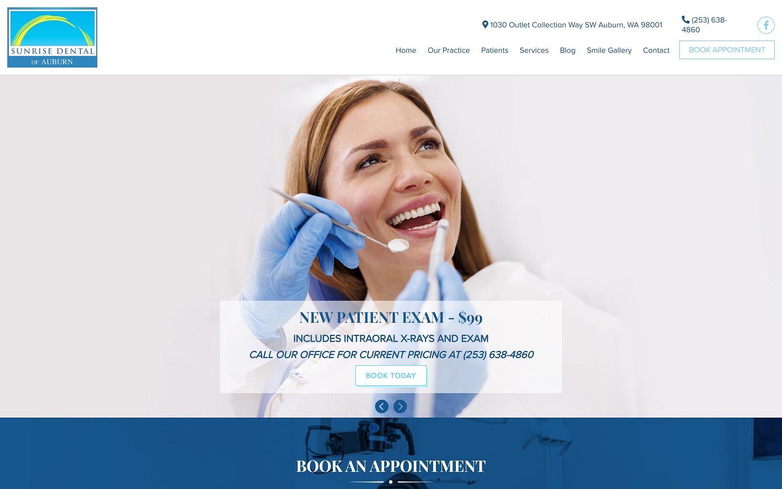 dentistofauburn.com screenshot