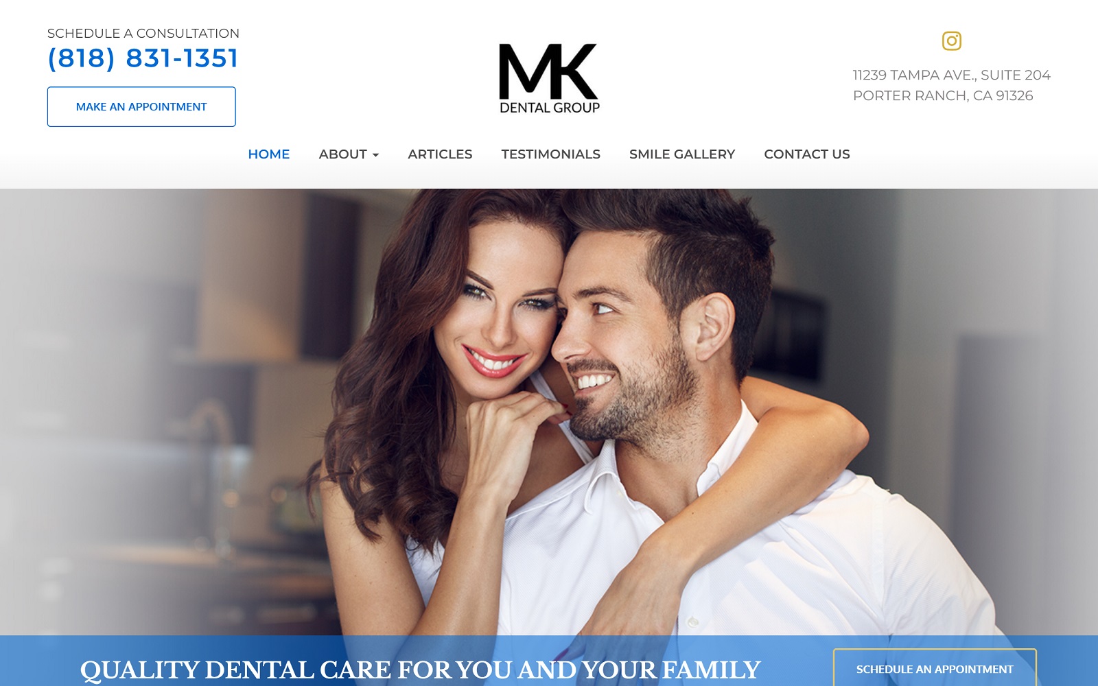 dentistporterranch.com screenshot